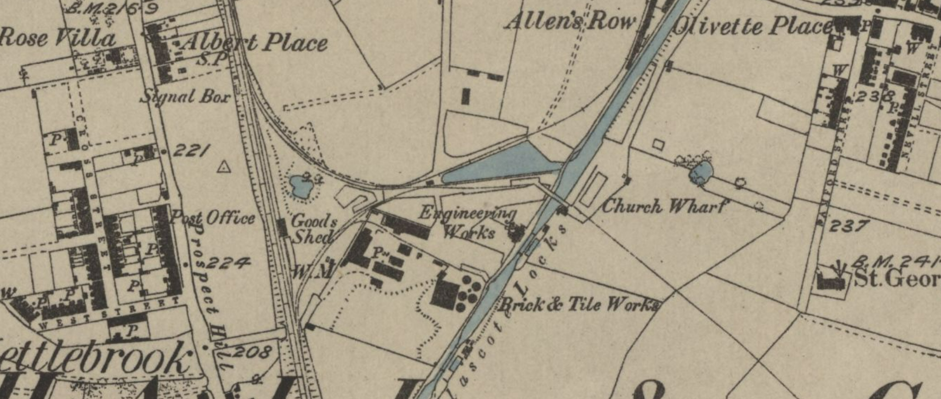 Glascote Basin in 1883